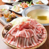 北海道産豚肉の日本酒鍋