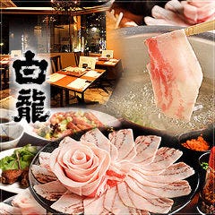 あぐー豚しゃぶ 居酒屋 はくりゅう 個室 錦 