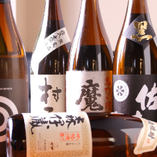 当店はお料理によく合う日本酒・焼酎を多数ご用意しております。