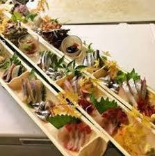 ●長崎の地魚てんこ盛りの刺身