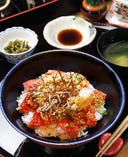 まぐろ胡麻漬け丼定食