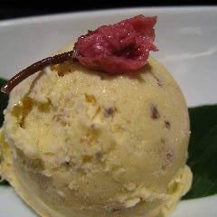 癒．酒．屋 わおん 仙台駅前店_竹鶏たまごで作る季節のアイスクリーム