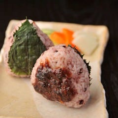 癒．酒．屋 わおん 仙台駅前店_古代米ばっけみその焼きおにぎり(2個）
