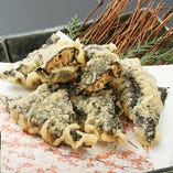ずわい蟹のカニミソ天ぷら