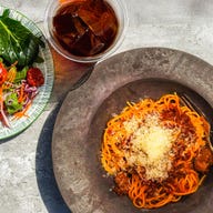 La PASTA BAR_有機小麦の平打ち麺使用 自家製牛肉のボロネーゼ