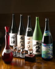 様々な日本酒揃えてます