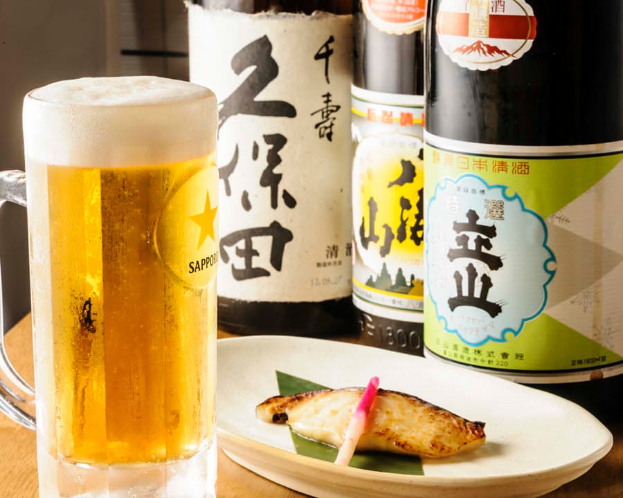 サッポロ生ビールは中ジョッキ400円でお楽しみいただけます♪