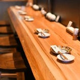 【カウンター席】職人が寿司を握るライブ感を体験いただけます！