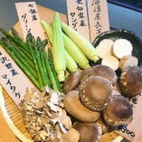 北海道産の季節の焼き野菜（各種）