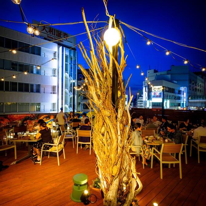 手ぶらbbqビアガーデン Glamping Terrace W Ru ダブル 本厚木 本厚木 厚木 居酒屋 ぐるなび