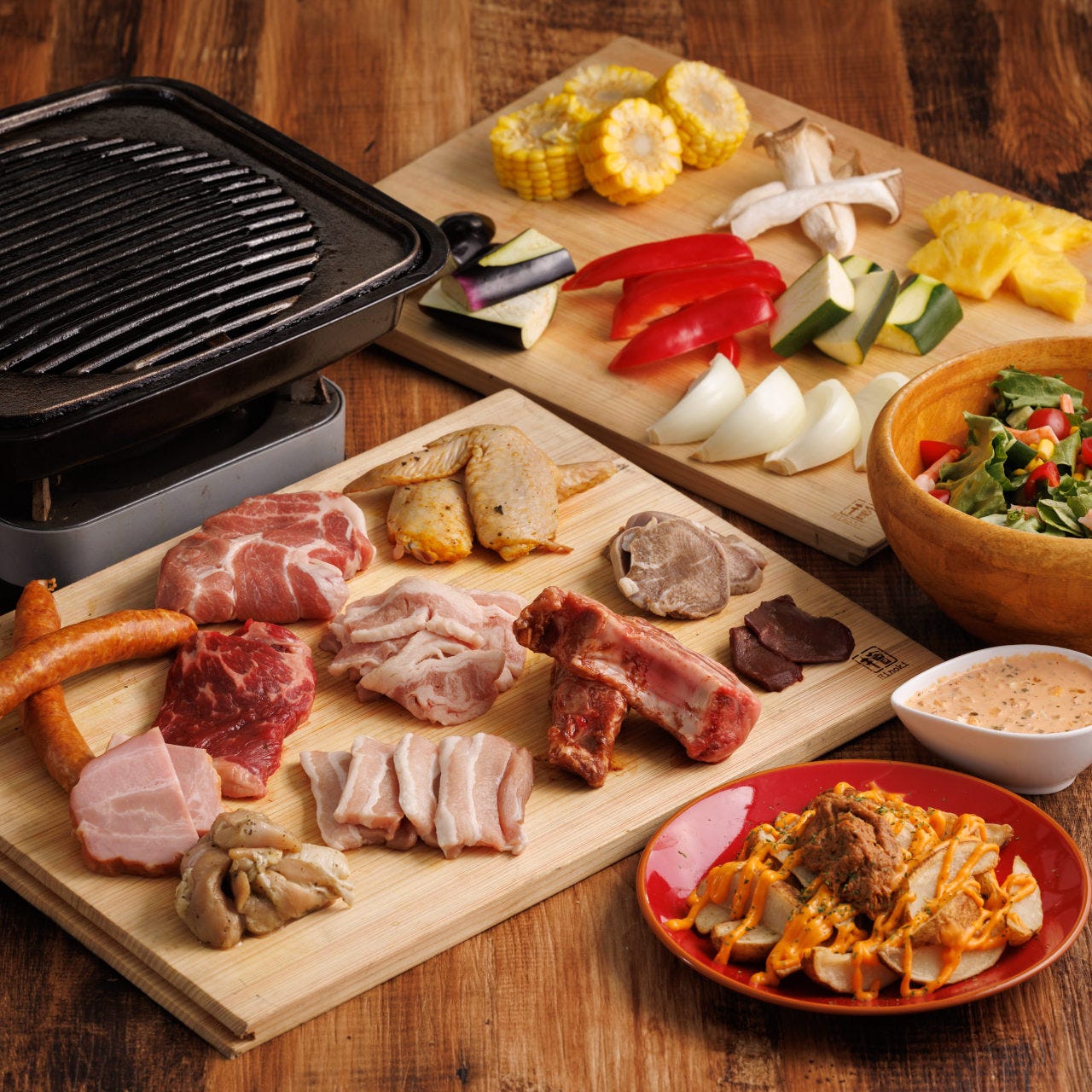 手ぶらBBQ 屋上ビアガーデン W．Ru （ダブル） 本厚木店 コース：『お