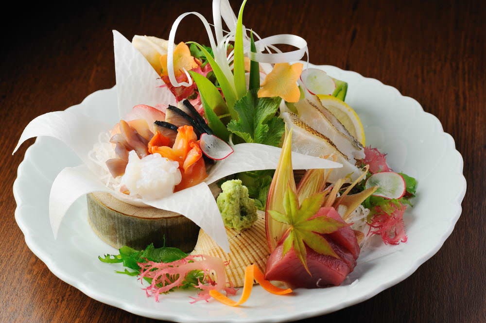 仙台市・仙台駅近くにある居酒屋『仙臺居酒屋 おはな』のお造り画像