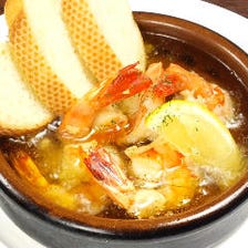 エビのアヒージョ