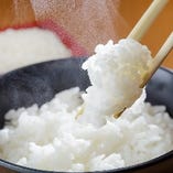 【焼肉のおとも】
北海道産“ななつぼし”はツヤと旨味が魅力