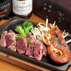 ジーニーズ 町田店_ハラミステーキ（150g）＆ロブスターのグリル