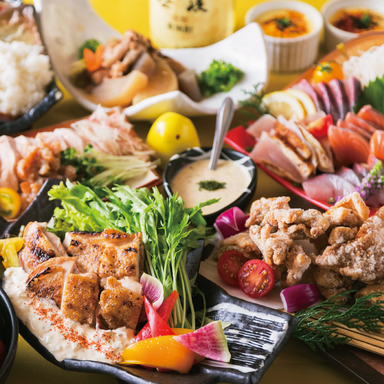 地鶏と鮮魚 個室和食居酒屋 八八 横浜本店_リニューアル☆【3時間飲み放題付き】日~木曜限定!八八名物炭火焼き鳥串と朝獲れ鮮魚の特得コース