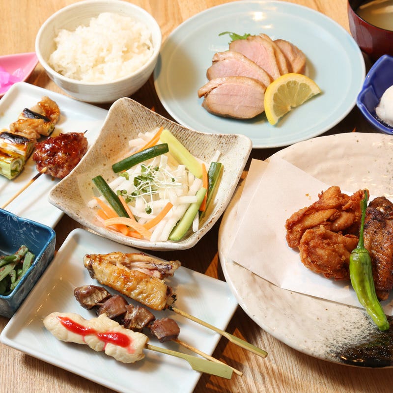 120分飲み放題付き】鳥せぇコース～串焼き・もも焼きなど鳥せゑの定番