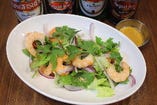 パクチー エビサラダ Green Coriander Shrimp Salad