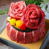 肉ケーキ5500円会員様には特別クーポンあり。6月末まで。