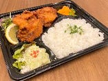 桜姫鶏のからあげげ弁当