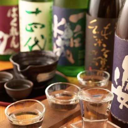 利き酒が厳選した銘柄焼酎・日本酒を豊富に取り扱っております。