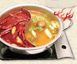 四川風しゃぶしゃぶ鍋( 1～2人前火鍋セット)
四川風鍋スープ or 鴛鴦鍋スープ