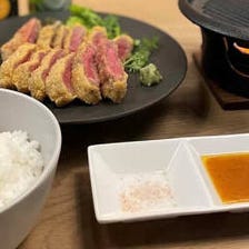 牛カツ Dinner Plate