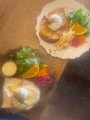 ROUGH cafe dinning bar_モーニングプレート（ドリンク付き）