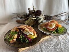 ROUGH cafe dinning bar_ピタパンサンドモーニング