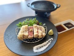 ディナー限定 佐賀牛の牛カツプレート ROUGH cafe dinning bar_ディナー限定 佐賀牛の牛カツプレート