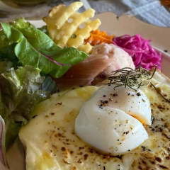 ROUGH cafe dinning bar_贅沢なモーニングに♪各プレートは選べる1ドリンク付です