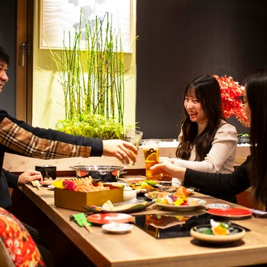 海鮮牡蠣しゃぶと焼き鳥 居酒屋 晴れ子 すすきの店_【海鮮しゃぶしゃぶコース】海鮮三昧の全8品☆2h飲み放題付