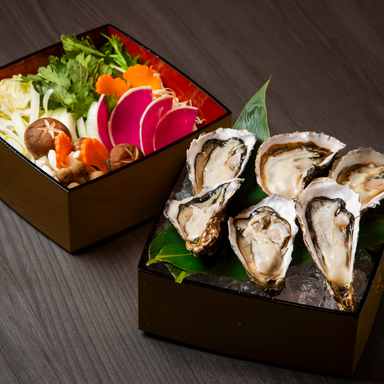 海鮮牡蠣しゃぶと焼き鳥 居酒屋 晴れ子 すすきの店_牡蠣しゃぶ玉手箱【2名様セット】