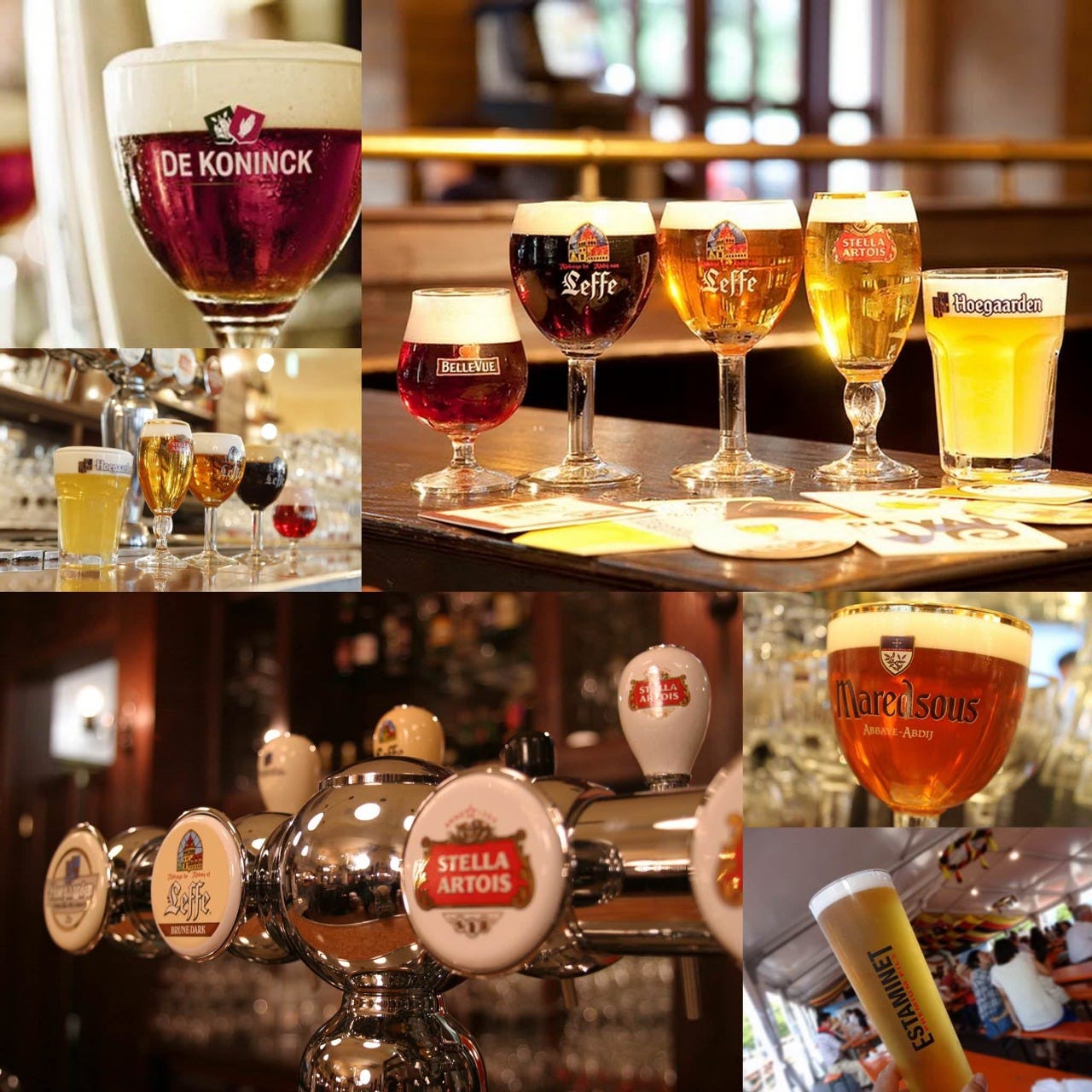 常時7種以上の樽生ベルギービール