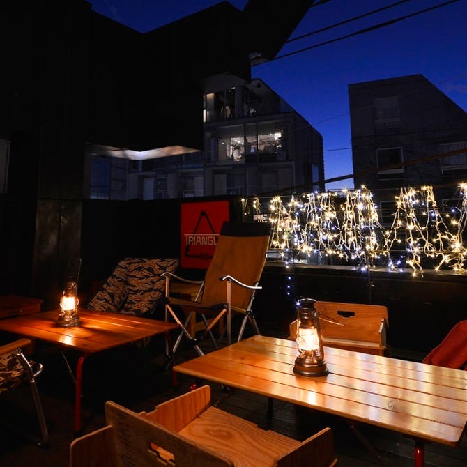 Glampingbar Triangle 三軒茶屋 池尻大橋 三宿 居酒屋 ぐるなび