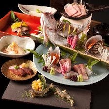 天然鮮魚と飛騨の味覚コース