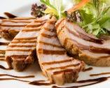 　□錦雲豚のバラ肉のロースト バルサミコソース
