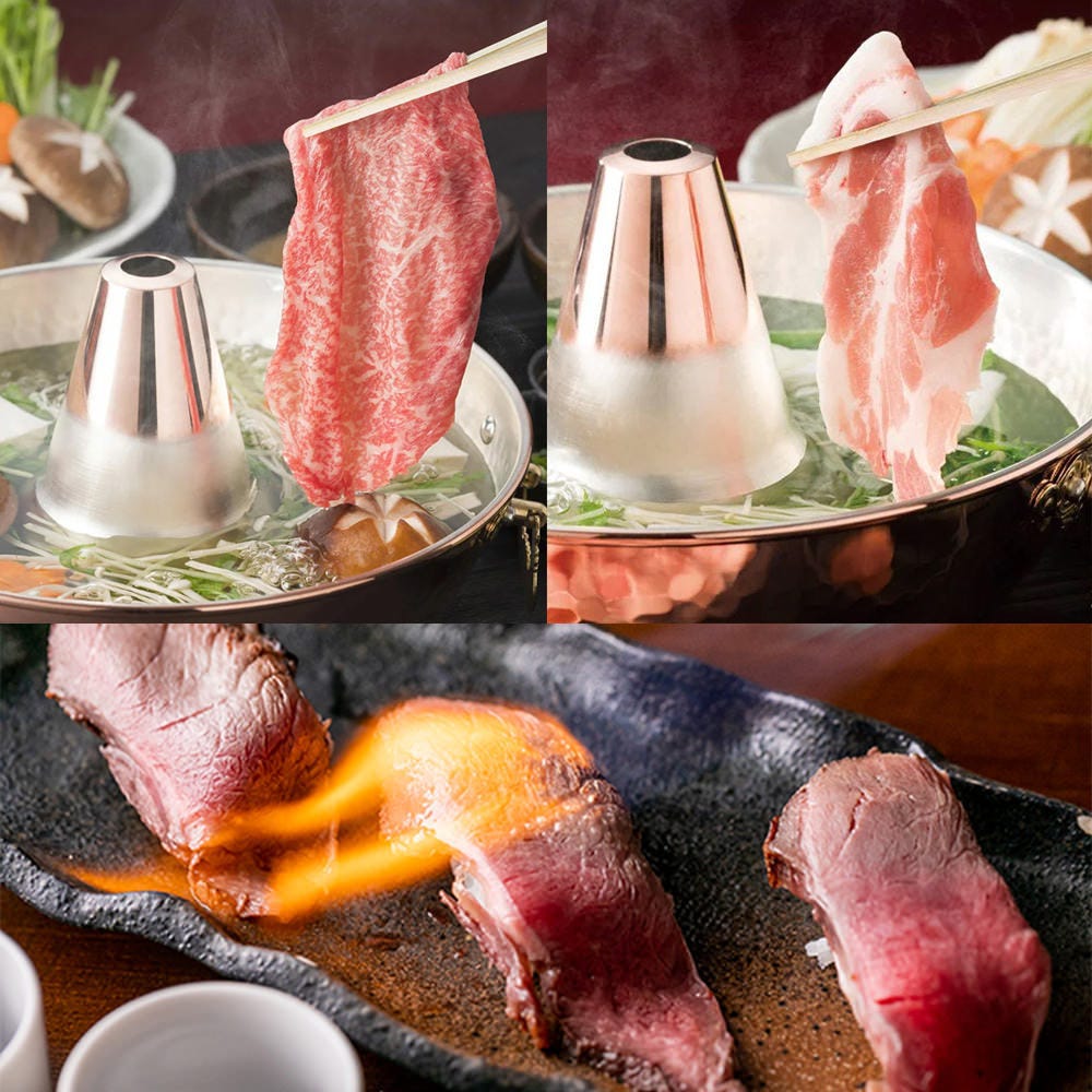 焼き鳥xしゃぶしゃぶ 食べ飲み放題 にくまる 新宿東口店