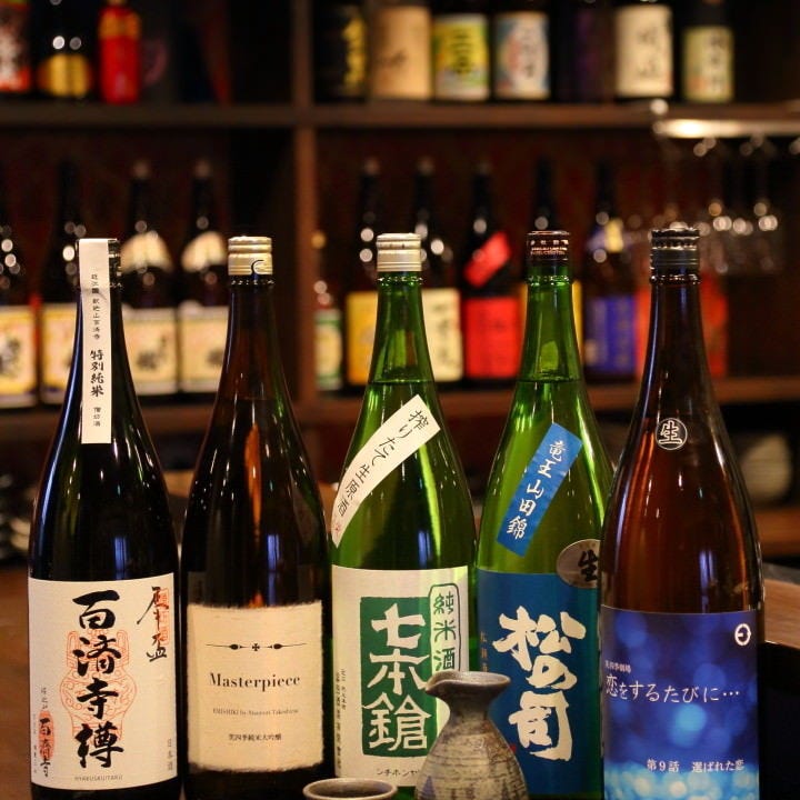 お料理と相性抜群の日本酒をご用意　お酒の好みをお伝えください