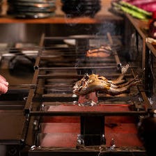 炉端焼きなど四季を味わうコース