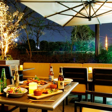 Los Angeles balcony Terrace Restaurant ＆ Moon Bar コースの画像