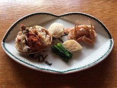 香箱かに甲羅詰 : 香箱かに=加能かにのメス すし処 大敷_香箱かに甲羅詰 : 香箱かに=加能かにのメス