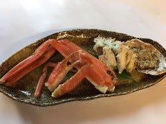 すし処 大敷_あぶりかにコース　　2名様から要予約１/１１～3/中旬