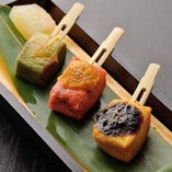 生麩三種田楽