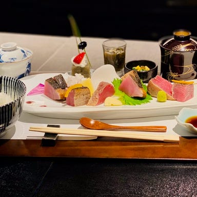 座屋_藁焼き定食【前日までの要予約】