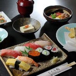 美味しい寿司・季節色豊かな料理全5品『上にぎりコース』