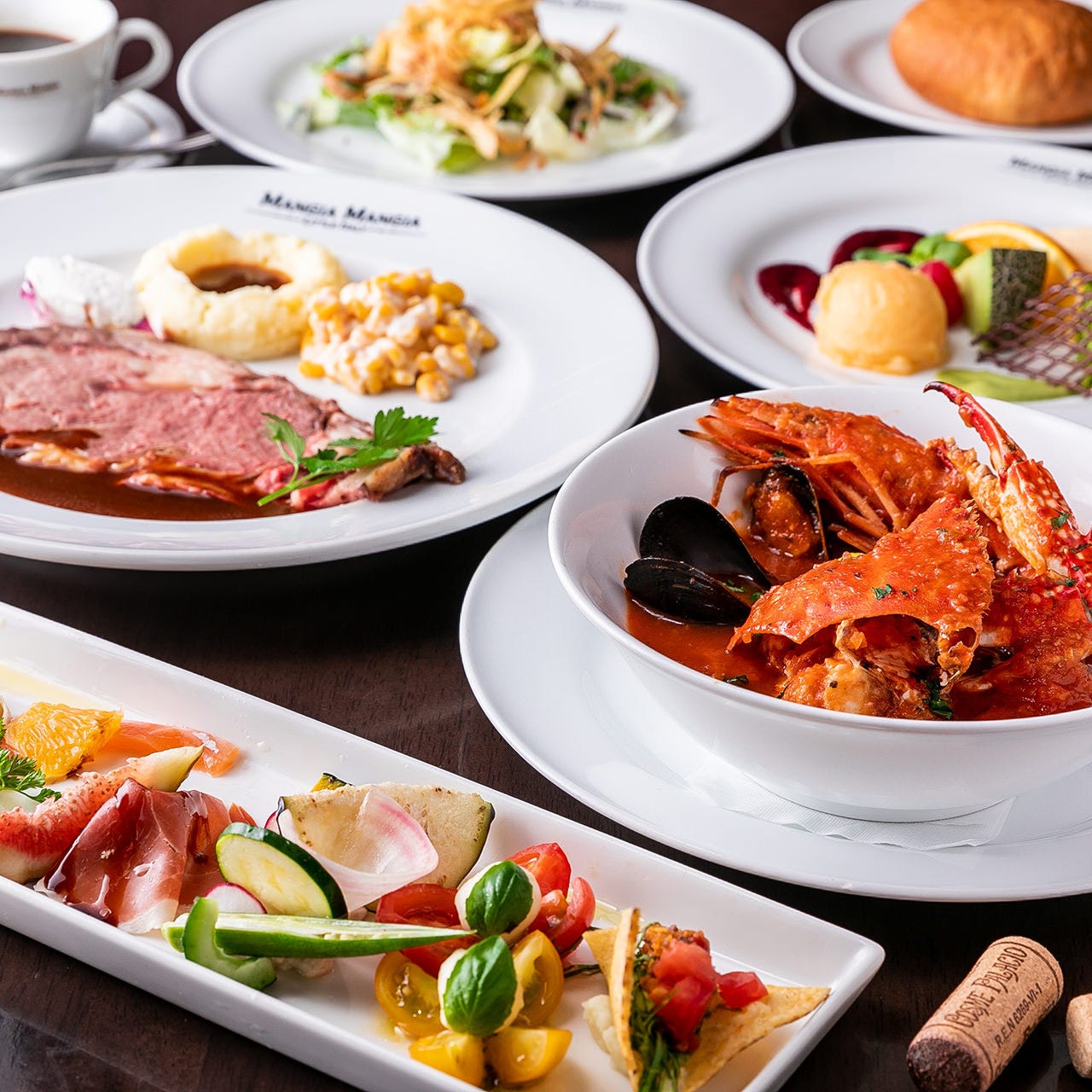 ｍａｎｇｉａ ｍａｎｇｉａ 横浜ランドマークタワー店 夜景が見えるイタリアン