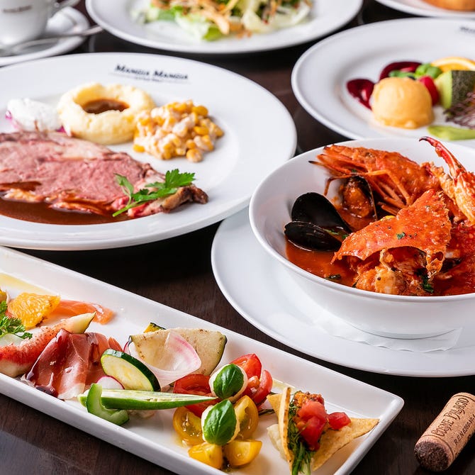 ｍａｎｇｉａ ｍａｎｇｉａ 横浜ランドマークタワー店 みなとみらい イタリアン イタリア料理 ぐるなび