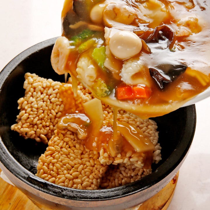 永福楼 石鍋麻婆豆腐とパクチー料理
