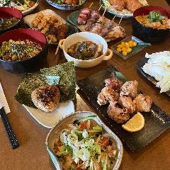 炭火やきとり むぅ_【わいわいコース】2H飲み放題付 6品 4500円税込